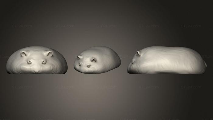 Статуэтки животных (Ham, STKJ_2241) 3D модель для ЧПУ станка